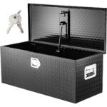 KING CHAO FOO 36" Aluminum Truck Bed Tool Box,Diamond Plate ToolBox