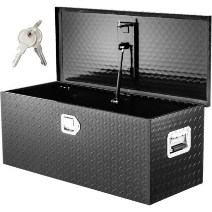 KING CHAO FOO 36" Aluminum Truck Bed Tool Box,Diamond Plate ToolBox