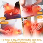 Streamlet Infrared Light Therapy Heat Lamp for Body