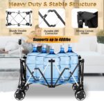 Mellart 450lbs Heavy Duty Wagon Cart,45'' Ultra-Large Wagons Carts Foldable