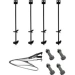 Birsppy Mobile Home Part Set of 4 Auger Anchors