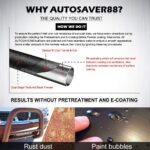 AUTOSAVER88 Bull Bar Compatible Tube Brush Push Grille Guard Front Bumper