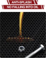 DEXSO 17 Gallon Oil Drain Pan with Hand Pump & 8 Ft Hose