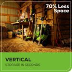 Greenworks 60V 21?? Cordless (Self-Propelled) Lawn Mower,2 x 4.0Ah Batteries and Dual Port Rapid Charger