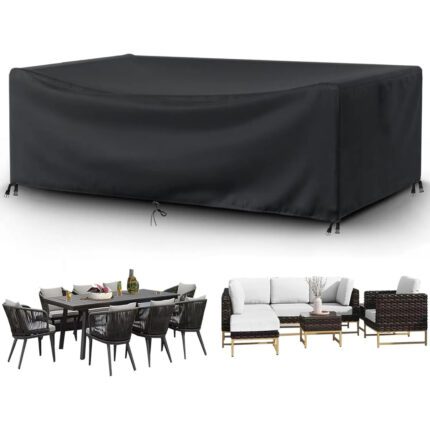 Ziewee Outdoor Patio Furniture Covers Waterproof Rectangular Outdoor