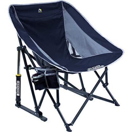 GCI Outdoor Pod Rocker Collapsible Rocking Chair,Indigo Blue