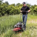 Walk Behind String Mower With 160cc Viper 4-Cycle Engine,22 ?Cutting Diameter,14 ?Never-Go-Flat Wheels,Easy Assembly,Adjustable Handlebar,Model # 40314