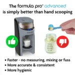 Baby Brezza Formula Pro Advanced Dispenser, Automatic Warm Formula Maker, BPA-Free, White