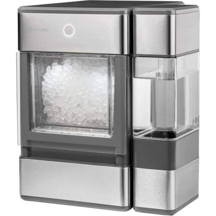 2025 GE Profile OPAL01GEPKT Opal | Countertop Nugget Ice Maker,Stainless Steel Wrap with Gray Accents & LED Lighting