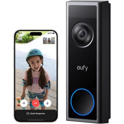 Eufy Video Doorbell C31,2K FHD,Battery or Hardwire Powered,Easy to Install