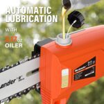 MAXLANDER Cordless Pole Saws Trimming Pole Hedge Trimmer