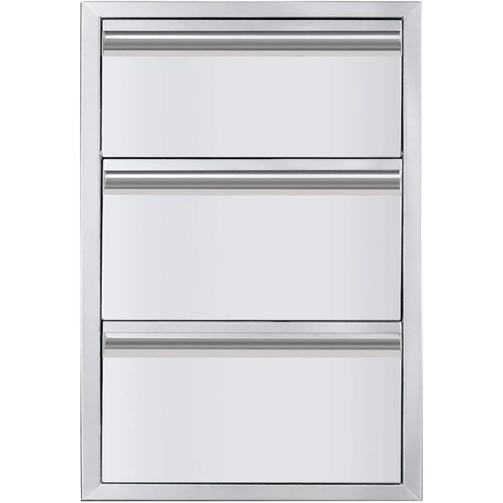 LEIDIC Outdoor Kitchen Combo Drawer Stainless Steel BBQ Drawer Works LEIDIC Outdoor Kitchen Combo Drawer Stainless Steel BBQ Drawer Works