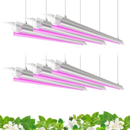 Barrina LED Grow Light,V-Shape with Reflector,Plant Lights for Indoor Plants,6-Pack
