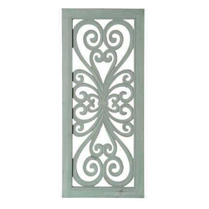 American Art Decor Distressed Hand Carved Seafoam Green Wood Wall Medallion Panel 16 x 36 5afc7673 cf70 425c a28f ea6e66faaedb.d23fa06c507ff5e6ec07fa631428c485