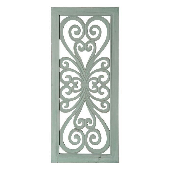 American Art Decor Distressed Hand Carved Seafoam Green Wood Wall Medallion Panel 16 x 36 5afc7673 cf70 425c a28f ea6e66faaedb.d23fa06c507ff5e6ec07fa631428c485