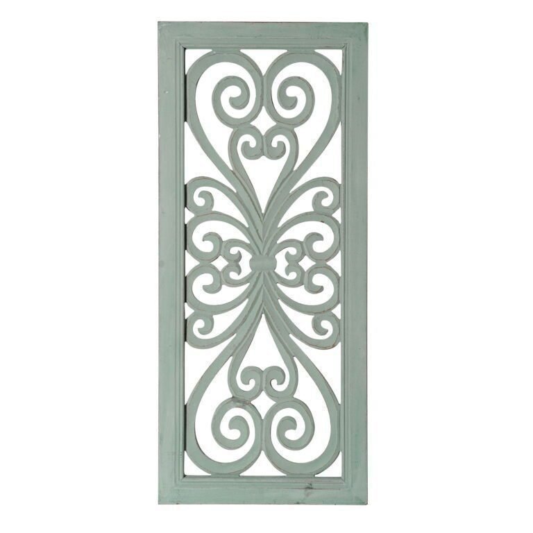 American Art Decor Distressed Hand Carved Seafoam Green Wood Wall Medallion Panel 16 x 36 5afc7673 cf70 425c a28f ea6e66faaedb.d23fa06c507ff5e6ec07fa631428c485