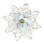 Liffy Elegant Extra Large Metal Flower Wall Decor for Home Yard White Gold 20 3D Appearance Wire Artwork Perfect for Patio Porch cbd3bb8e 33ca 47ad 8e8d 01d32e7083b6.d862da723997e155a5b981b02f529538