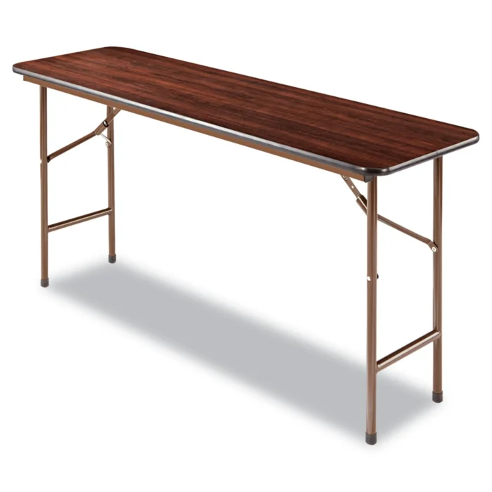 Alera Wood Folding Table Rectangular 59 88w x 17 75d x 29 13h Mahogany 54c1c537 2af0 43a9 892a a6a8395fa415 1.0d7f9a413d9dfc0265883a834a9ab582