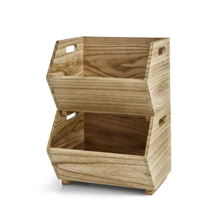 Better Homes Gardens 2 Piece Natural Wood Stacking Bins a01509f4 9281 453a ab3f a60dbf89face.59bcdd47cc920a595dd64d465b597ebf