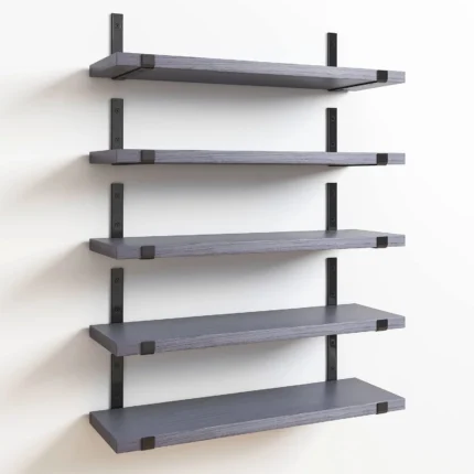 Fairy Floating Shelves Home Wood Shelf Wall Mounted Set of 5 Width 4 7 inches Wall Shelves Gray 6666b272 d5bd 4137 a319 45b346fb0560.8d7716bcc43f5d71dbe131b484994fbb