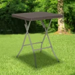 Flash Furniture 1 95 Foot Square Brown Rattan Plastic Folding Table 20e27043 1e9f 4ef9 9950 046693c2e3b3.ecebddebfd9951e55aacbfac8686ce6c