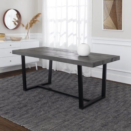 Walker Edison Rustic Farmhouse Solid Wood Dining Table Grey a665fe9e df8f 47c8 83aa 26b472e52a07 2.97454a19f786eb0c0ee61b461abba047