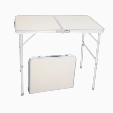 Alvorog 3 Foot Fold in Half Adjustable Aluminum Alloy Folding Table Indoor Outdoor Essential White f66e7428 9682 4f42 a48d 1b1d3c39571a.eef32f1d2385885a49be67a4f0f98a59