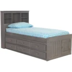 Discovery World Furniture Twin Size Bed Frame with Headboard Bookcase 6 Drawers Twin Size Bed with Storage Charcoal 9e272f59 85f8 40be abe7 e4296eb9ecee.aca80c035fa56a189ac2e93c7218953c