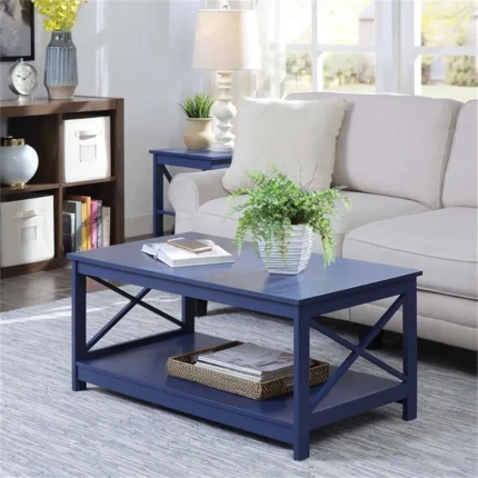 Pemberly Row Coffee Table in Blue Wood Finish f93bdada ca54 47e0 abd7 d8045d58a652.41ab2446141004a4f495009bf6dfe22d