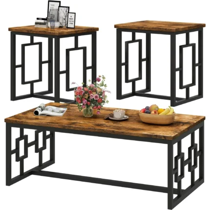 Recaceik Coffee Table Set Coffee Table Two End Side Table Modern 3 Piece Living Room Table Set bd71a31d e5c5 4293 ad53 774e439d2fdb.f929ff1174a9e0f063c735c9253ad56d