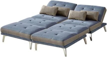 Modular Sectional Convertible Sofa Bed for Living Room, Apartment, Overnight Guests