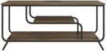 LOPOO Organize Your Media with TV Stand with Power Outlets, LED Lights, & Ample Storage for TVs Up to 55 inches