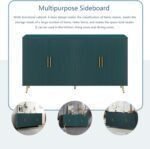 Elegant Wood TV Stand with Storage Cabinet for Stylish Living, Versatile Media Console with Adjustable Shelves