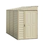 Duramax 4ft x 8ft Sidemate Vinyl Resin Outdoor Storage Shed
