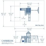 yardlandy Discovery Caribbean Cedar Swing Set