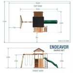 yardlandy Discovery Endeavor Cedar Swing Set
