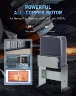 CO-Z Sliding Gate Opener Hardware Security System Kit