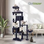 Globlazer 83 inch Cat Tree for Indoor Cats Large Adult,Dark Grey