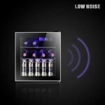 Antarctic Star Mini Fridge Cooler ?C 60 Can Beverage Refrigerator Glass Door for Beer Soda or Wine ?C Glass Door Small Drink Dispenser Machine Clear Front Removable for Home,Office or Bar,16cuft