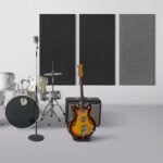 UMIACOUSTICS 2pcs Fiberglass Sound Proof Wall Panels,Sound Absorbing Panels