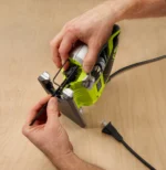 Ryobi 6.1 Amp Corded Variable Speed Orbital Jig Saw With Speedmatch Technology Damaged Box