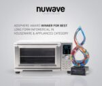 Nuwave Bravo Air Fryer Toaster Smart Oven,12-in-1 Countertop Convection