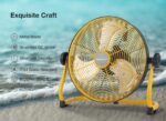 Geek Aire Portable Battery Operated Fan with Metal Blade