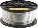 Forney Vinyl Coated Galvanized Wire Rope Aircraft Cable,250-Feet