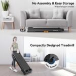 XVGVSV Walking Pad Treadmill with LED Display Remote