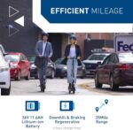 Electric Scooter,500W Motor,10??? Solid Tires,25 Miles Range,19 Mph Folding Commuter Electric Scooter for Adults (Optional Seat)