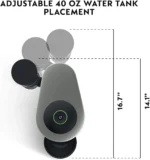 Nespresso Vertuo Plus Coffee and Espresso Maker by De’Longhi, Grey with Aeroccino Milk Frother