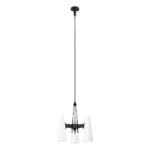 Beacon 3-Light Pendant Light in Opal Black