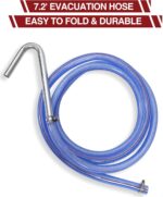 DEXSO 17 Gallon Oil Drain Pan with Hand Pump & 8 Ft Hose