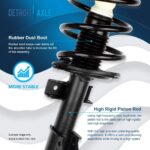 Detroit Axle - Front Struts Sway Bars Struts w/Coil Spring 2 Sway Bar